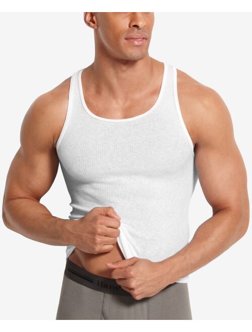 Hanes Men's Platinum FreshIQ™ A-Shirt Tank 5 Pack