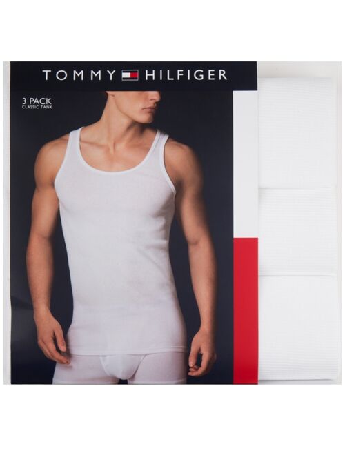 Tommy Hilfiger Men's Classic Tank A-Shirt 3-Pack - 09TTK01
