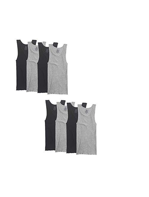Fruit of the Loom Men's Big and Tall Size Super Value Athletic Shirt(Pack of 8)