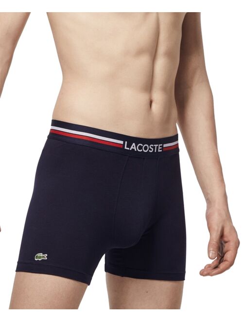 Lacoste Men's 3-Pk. Stretch Boxer Briefs