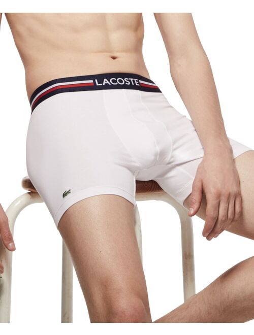 Lacoste Men's 3-Pk. Stretch Boxer Briefs