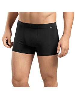 Men's Cotton Essentials 2-Pack Boxer Brief with Covered Waistband
