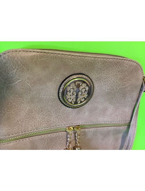 New DELUXITY Los Angeles Womens Handbag Beige