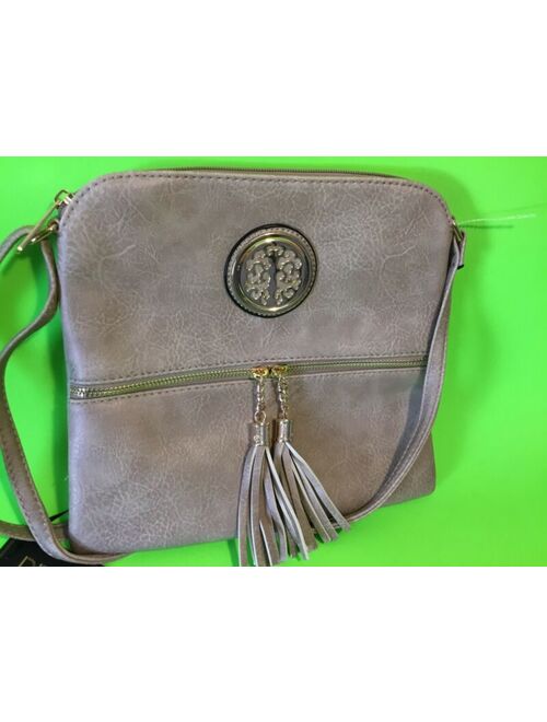 New DELUXITY Los Angeles Womens Handbag Beige