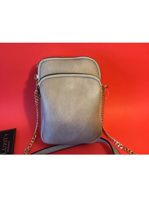 New DELUXITY Los Angeles Womens Handbag Beige