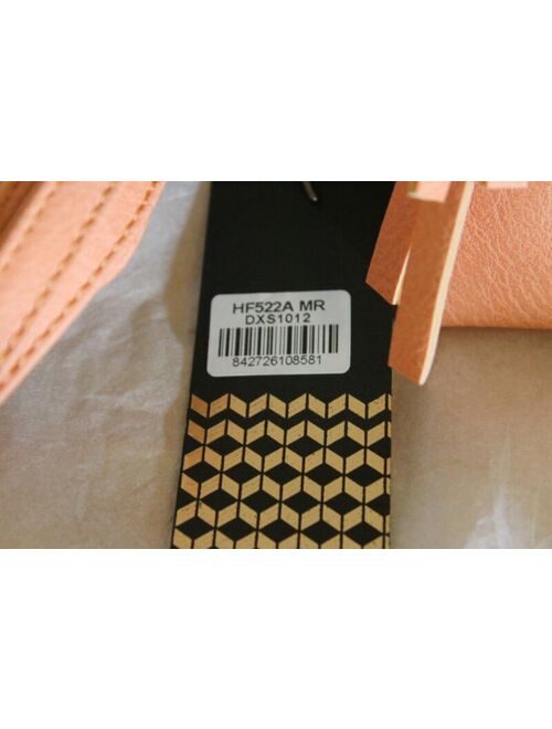 DELUXITY Casual Clutch Multi Pocket Double Zipper Crossbody Purse Bag Vegan