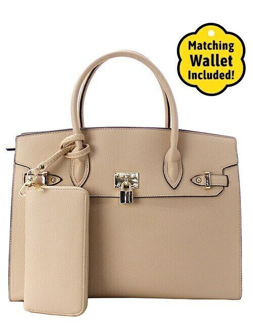 Deluxity Fashion Handbag w/matching wallet