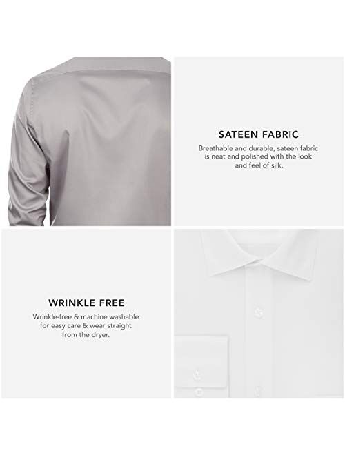Geoffrey Beene Men's Regular Fit Long Sleeve Dress Shirt
