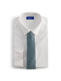 Men Extra-Slim Fit Spread-Collar Long Sleeve Dress Shirt & Tie Set