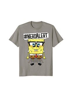 Spongebob SquarePants Nerd Alert Humorous T-Shirt