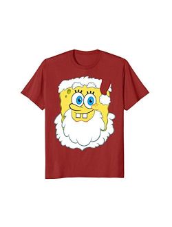 Spongebob SquarePants Large Santa Clause Christmas T-Shirt