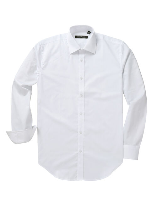 Verno Men's Dress Shirt Slim Fit Casual Button Down Shirts Cotton Twill Long Sleeve Dress Shirt for Men
