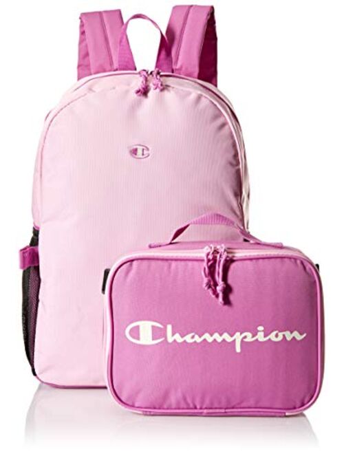 Champion Kids' Little Youth Backpack Removable Lunch Kit Combo