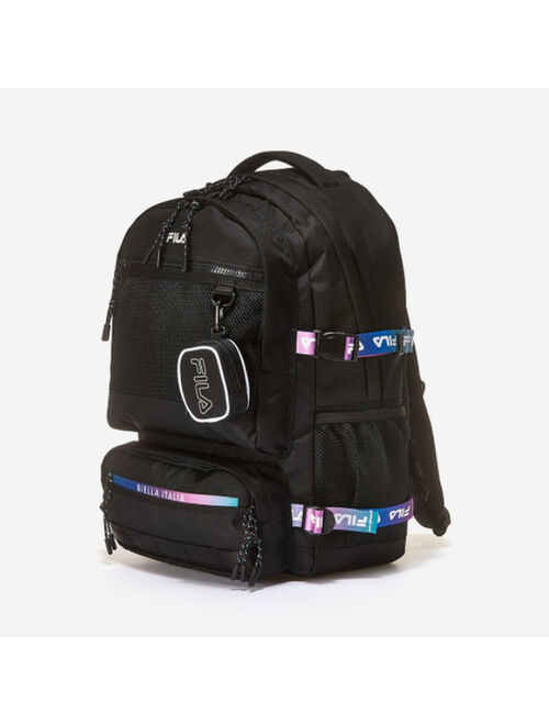 FILA BTS Collection Link 21 Black Backpack - FS3BPD5004X Expedited Shipping
