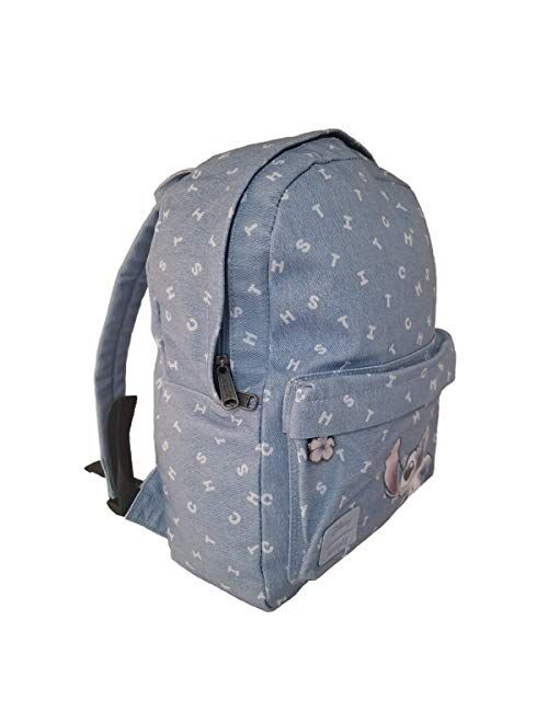 Loungefly Disney Lilo and Stitch Denim Mini Backpack