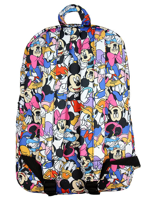 Loungefly Disney Mickey Minnie Mouse Donald Daisy Duck Backpack Friends Print