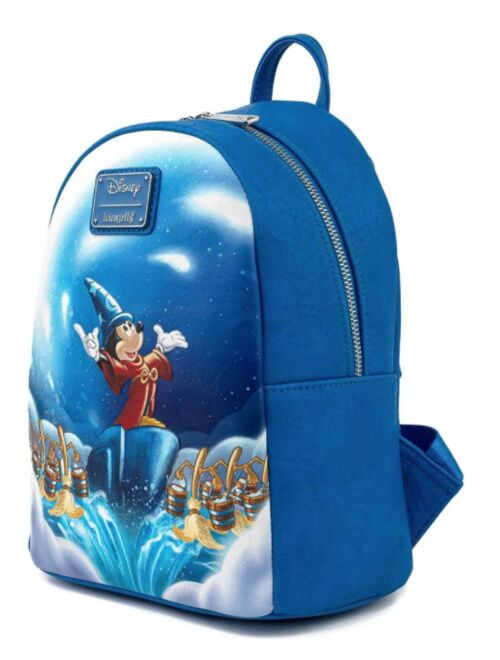 Loungefly Disney Fantasia Sorcerer Mickey Mouse Movie Mini Backpack WDBK1372