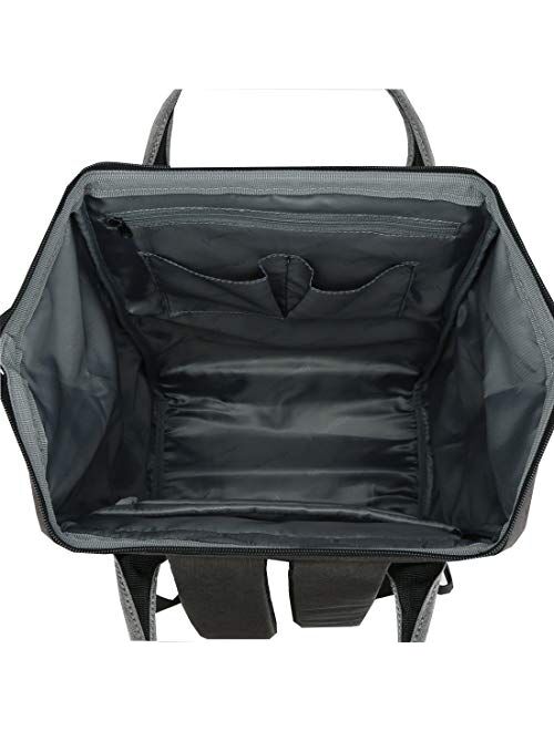 Himawari Travel Laptop Backpack for Men Women, Huge Capacity 15.6'' Computer Notebook Bag for School College Students