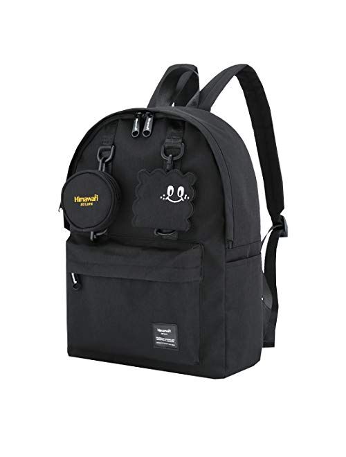 Himawari School Travel Backpack with Laptop Compartment, Waterproof Cute 15.6'' Notebook Bag Luggage for Boys Girls Adults, Casual Daypack