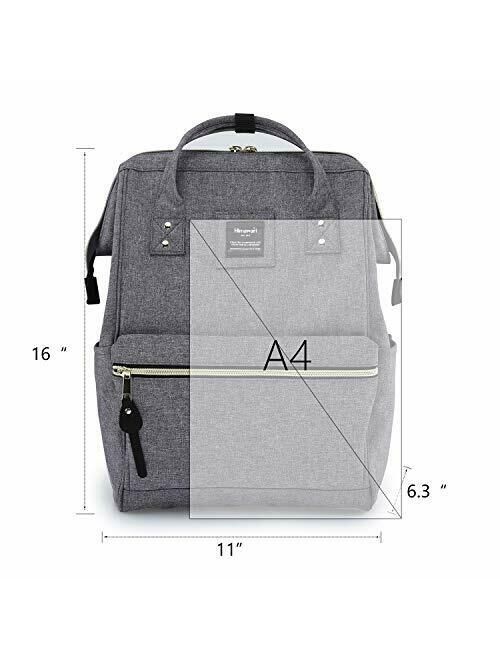 Himawari Travel Backpack Laptop Backpack Large Diaper Bag (Regular|L-gray)
