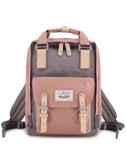 School Waterproof Backpack 14.9" College Vintage Travel Bag For Women