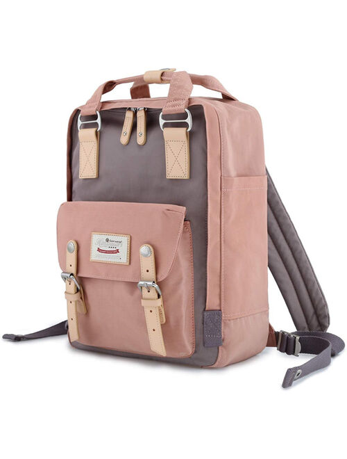 Himawari School Waterproof Backpack 14.9" College Vintage Travel Bag For Women