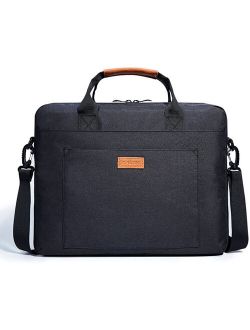 Laptop Bag, Notebook Briefcase Messenger Shoulder Bag Black