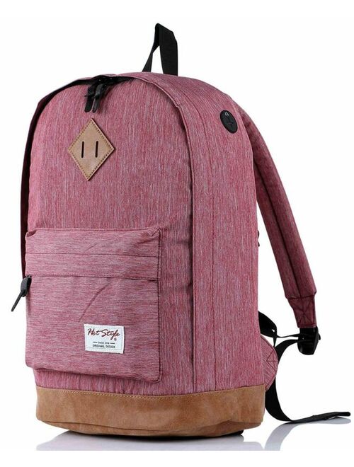 hotstyle 936Plus College Backpack High School Bookbag, 18x12x6in
