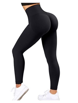 Women TIK Tok Scrunch Butt Lifting Leggings Seamless High Waisted Workout Pants