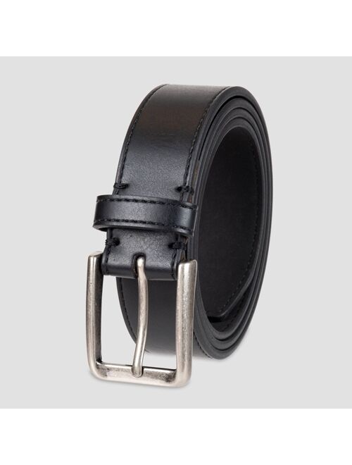 Men's 32mm Stitched Belt - Goodfellow & Co Black