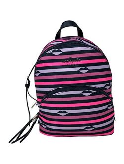 Kate Spade Backpack Karissa Nylon Lip Print Pink Multicolor