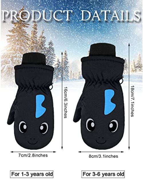 Boao Kids Snow Ski Mittens Winter Gloves Warm Waterproof Mittens for Girls and Boys