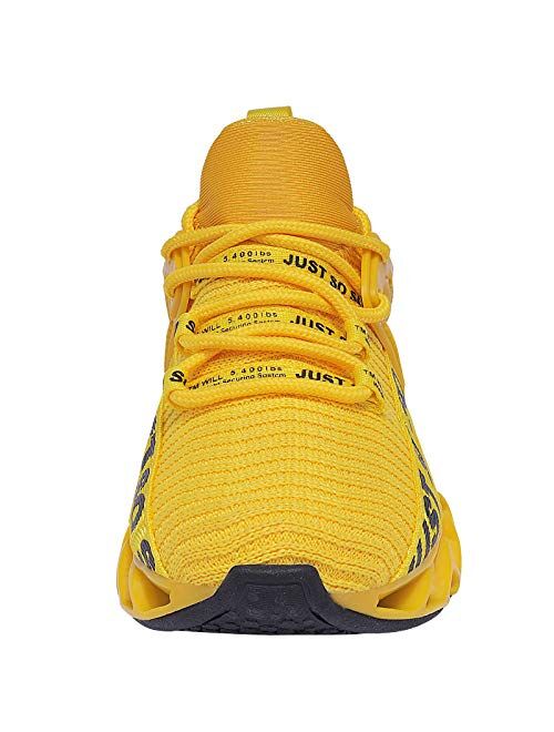 UMYOGO Boys Girls Shoes Tennis Running Lightweight Breathable Just So So Sneakers for Kids