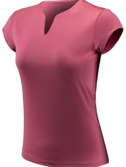 Womens Tennis Shirt coral rojo Size XL