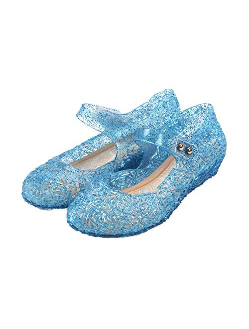 Buy Frozen Inspired Elsa Costumes Flats Shoes, Snow Queen Princess ...