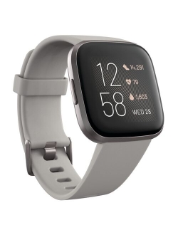 Versa 2 FB507BKBK Special Edition Health & Fitness Smartwatch with Heart Rate, Music, Alexa Built-in, Sleep & Swim Tracking