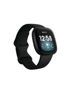 Versa 3 Health & Fitness Smartwatch with GPS, 24/7 Heart Rate, Alexa Built-in, 6  Days Battery, One Size (S & L Bands Included)