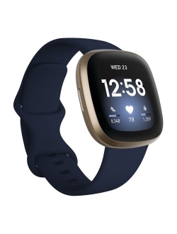 Versa 3 Health & Fitness Smartwatch with GPS, 24/7 Heart Rate, Alexa Built-in, 6  Days Battery, One Size (S & L Bands Included)