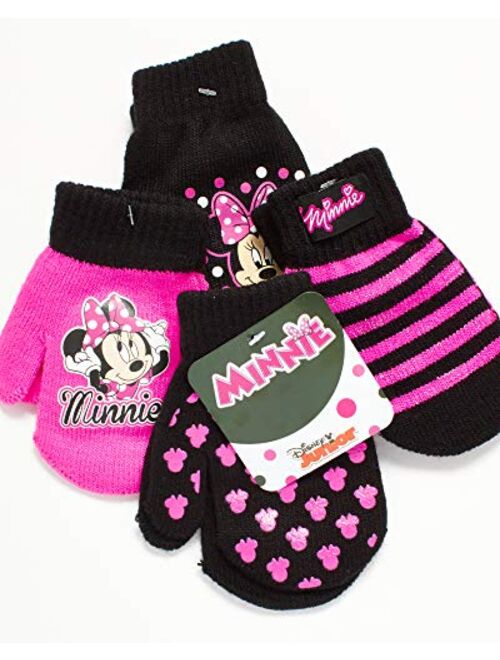 Disney Girls 4 Pack Gloves or Mittens : Minnie Mouse, Vamperina (Toddler/Little Girls)