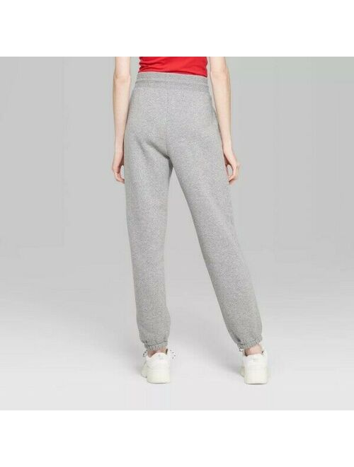 Wild Fable Women's High-Rise Vintage Jogger Sweatpants Heather Gray S NWT