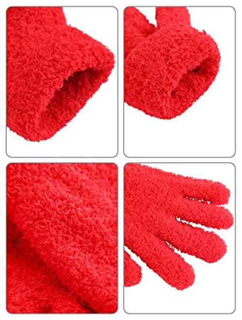 Kids Gloves Full Fingers Knitted Gloves Warm Mitten Winter Favor for Little Boys and Girls