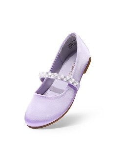 Girls Toddler/Little Kid/Big Kid Serena-100 Mary Jane Ballerina Flat Shoes