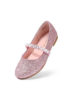 Girls Toddler/Little Kid/Big Kid Serena-100 Mary Jane Ballerina Flat Shoes