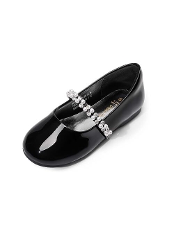 Girls Toddler/Little Kid/Big Kid Serena-100 Mary Jane Ballerina Flat Shoes