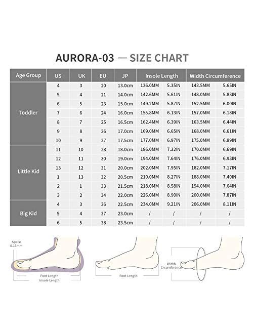 DREAM PAIRS Girl's Aurora-03 Mary Jane Ballerina Flat Shoes