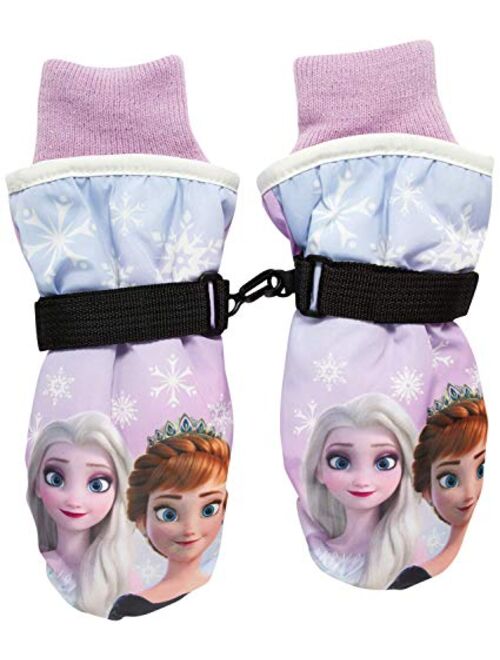Disney Girls' Winter Insulated Snow Ski Gloves Minnie Mouse or Frozen II Elsa & Anna (Toddler/Little Girls)