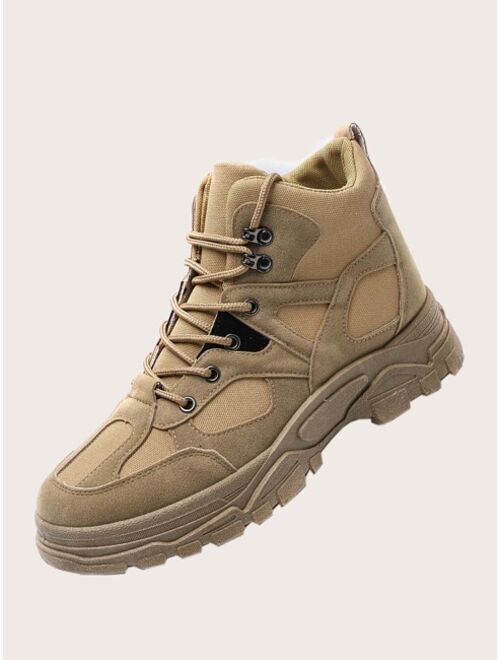 Shein Men Lace-up Front Hiking Boots