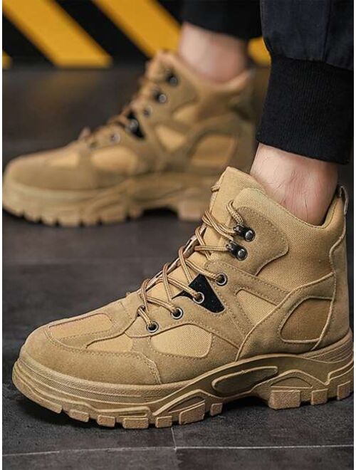 Shein Men Lace-up Front Hiking Boots