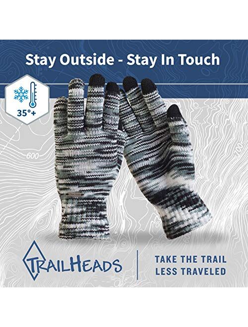TrailHeads Women's Space Dye Touch Screen Knit Gloves