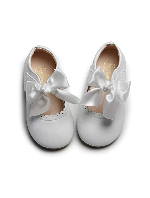 TIMATEGO Toddler Baby Girls Dress Shoes Ballet Sparkle Wedding Party Princess Mary Jane Ballerina Flats Shoes for Girls